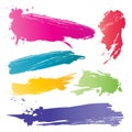 Color brushstroke Royalty Free Stock Photo