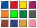 Color buttons Royalty Free Stock Photo