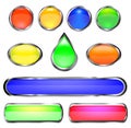 Color buttons Royalty Free Stock Photo