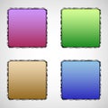 Color buttons. Set 1 Royalty Free Stock Photo