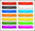 Color buttons set Royalty Free Stock Photo