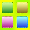 Color buttons. Set 2 Royalty Free Stock Photo