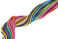 Color Cable Harness. 3d Rendering