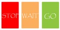 Color cards - STOP WAIT GO