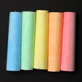 Color chalks Royalty Free Stock Photo