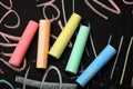 Color chalks Royalty Free Stock Photo