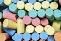 Color chalks Royalty Free Stock Photo