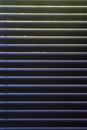 color change from yellow to blue with the help of the blinds of a shutter