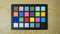 The color chart board for calibration white balance camera