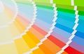 Color chart guide close up Royalty Free Stock Photo
