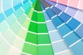 Color chart guide sampler Royalty Free Stock Photo