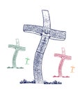 color christian cross