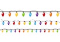 Color Christmas light bulbs