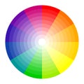 Color circle 12 colors Royalty Free Stock Photo