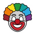 Color circus clown festival celebration event