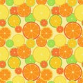 Color citrus seamless pattern Royalty Free Stock Photo