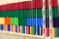 Color Coded Medical Records Royalty Free Stock Photo