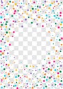 Color Confetti Independence Vector Transparent
