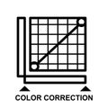 Color correction icon