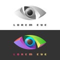 Color creative eye icon