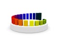 Color cubes Royalty Free Stock Photo