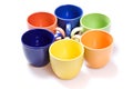 Color cups Royalty Free Stock Photo