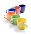 Color cups Royalty Free Stock Photo