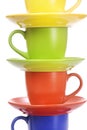 Color cups Royalty Free Stock Photo