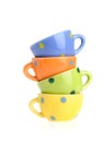 Color cups Royalty Free Stock Photo