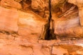 Color desert stone formation
