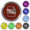 Color DOCX file format buttons