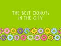 Color donuts border for Your design