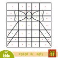 Color by dots, game for children, Gift