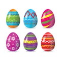 Color Easter eggs for Your design on whte background.