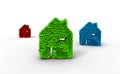 Color ecology house icon