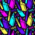 Color endless background of vape Royalty Free Stock Photo