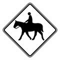 Color of Equestrian Crossing, vintage illustration