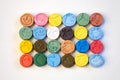 Color extasy pills of various designs used by MDMA dealer