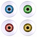 Color eyeball Royalty Free Stock Photo