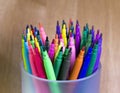 Color felt tip pens Royalty Free Stock Photo