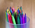 Color felt tip pens Royalty Free Stock Photo