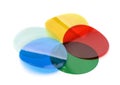 Color filter gels Royalty Free Stock Photo