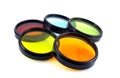 Color filters for lenses Royalty Free Stock Photo