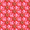 Color flower seamless pattern generated texture