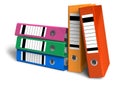 Color folders Royalty Free Stock Photo