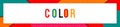 Color frame art with white blank. Abstract vector horizontal background with place for your text. Wide horizontal banner