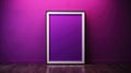 color frame purple background