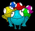 Color frog