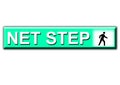 Color ful Web button net step web icon