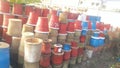 Color full clay pots for sale